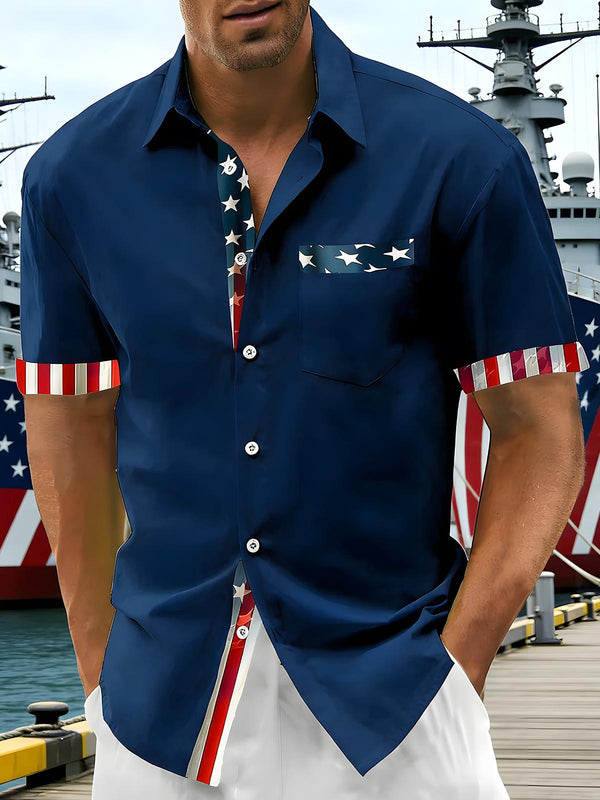 Independence Men's Pocket Short Sleeve Shirts